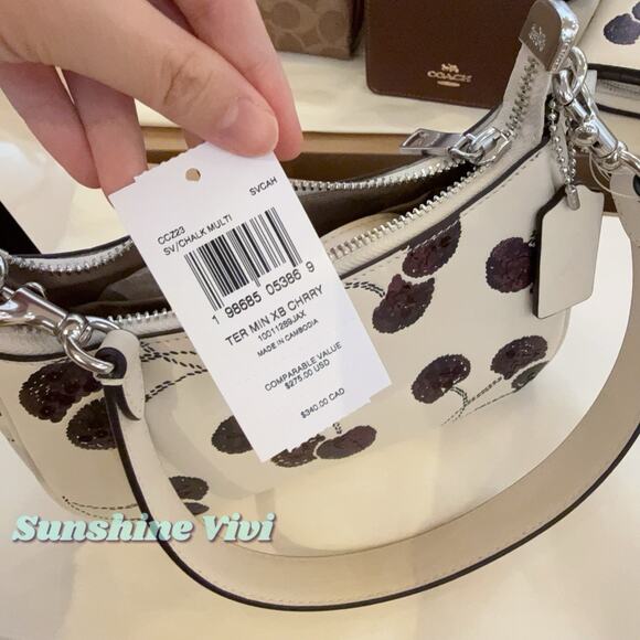 Coach Teri Mini Crossbody Bag With Cherry Print CCZ23 - Picture 7 of 7